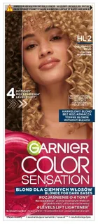 Garnier, Color Sensation, krem koloryzujący, nr hl2 - karmelowy blon