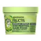 Garnier, Fructis Hair Food Kiwi Menthol, maska do włosów suchych i tłustych u nasady, 400 ml