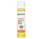 Garnier, Vitamin C, rozświetlająca mgiełka ​​UV na makijaż z SPF 50+ i witaminą C, 75 ml
