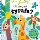 Gdzie jest żyrafa? Szukamy zwierząt. Filcowe klapki i lusterko