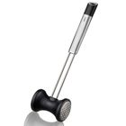 Gefu, dwustronny tłuczek do mięsa ze stali nierdzewnej, z ergonomiczną rączką