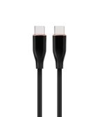 Gembird, kabel USB-C, PD 60W, czarny, 1,5m