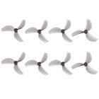 Gemfan, śmigła do drona, Three-blade Propellers, 45 mm, szare, 8 szt.