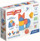 Geomag, Magicube, 3 Shapes, Recycled Animals, klocki magnetyczne, 9 elementów