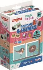 Geomag, Magicube, Mix & Match, Animals & Home, kostki magentyczne, 2 elementów