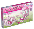Geomag, Pink, konstrukcyjne klocki magnetyczne, 142 elementów