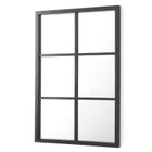 Giftdecor, lustro prostokątne ze szprosami, 71-49 cm