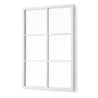 Giftdecor, lustro prostokątne ze szprosami, 71-49 cm