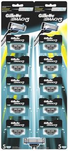 Gillette, Mach3, wkłady-ostrza do maszynki, 10 szt.