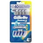 Gillette, Sensor3 Comfort, jednorazowe maszynki do golenia, 4 szt.