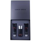 Giorgio Armani, Code Sport, zestaw woda toaletowa 50 ml + woda po goleniu, 75 ml + żel pod prysznic, 75 ml