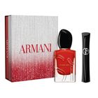 Giorgio Armani, Si Passione, zestaw: woda perfumowana, spray, 50 ml + tusz do rzęs, 10 ml