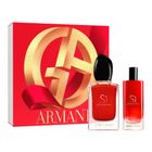 Giorgio Armani, Si Passione, zestaw, woda perfumowana spray, 50 ml + woda perfumowana spray, 15 ml