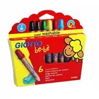 Giotto, Be-be, kredki, grube 6 kolorów