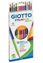 Giotto, kredki dwustronne, 24 kolory, 12 szt.