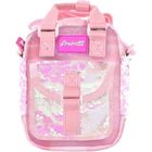 Girabrilla, Puffer, torebka na ramię, jasny róż