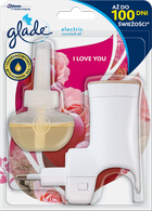 Glade, Electric Scented Oil, I love you, elektryczny odświeżacz powietrza, urządzenie