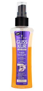 Gliss Kur, Fiber Therapy, spray dwufazowy do włosów przeciążonych, 100 ml