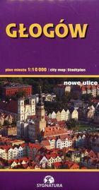 Głogów. Plan miasta 1:10 000