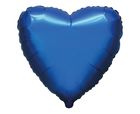 Godan, balon foliowy, serce satynowy, czarny, 46 cm