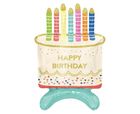 Godan, balon foliowy, Tort Happy Birthday, 33-48-24 cm, 1 szt.