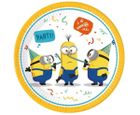 GoDan, Minionki, talerzyki papierowe, 23 cm, 8 szt.