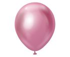 Godan, Mirror, balony lateksowe chromowane, Pink, 25 szt.
