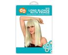 GoDan, peruka blond z grzywką, długa