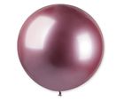 Godan, shiny, balon kula, różowa, 0,80m, 5 szt.
