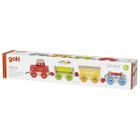 Goki, drewniany pociąg towarowy