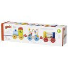 Goki, Pociąg Rio, z klockami, labiryntem koralikowym i grzechotką