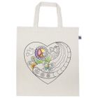 Goki, torba bawełniana, serce