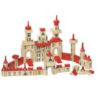 Goki, Zamek, drewniane klocki, 150 części