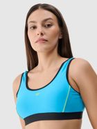 Góra od bikini damska, niebieska, 4F