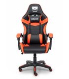 Gordon Trade, fotel gamingowy kubełkowy, regulowany, czerwony