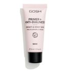 Gosh, Primer+ Anti-Dullness, baza pod makijaż, 30 ml