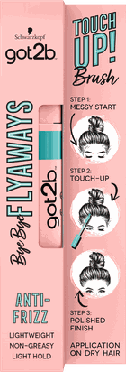 Got2B, Bye Bye Flyaways, bezbarwna maskara do włosów, 16 ml