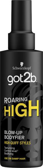 Got2B, Roaring High Blow-Up Bodyfier, modelujący spray do włosów, 150 ml