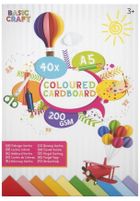 Grafix, blok kolorowych kartek, A5, 40 kartek