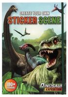 Grafix, książka z naklejkami, A4, Dino