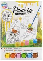 Grafix, malowanie po numerach A4 z farbkami, żółty