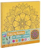 Grafix, malowanie po numerach, brokatowe tło, Mandala