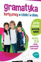 Gramatyka. Karty pracy w szkole i w domu. Klasa 2-3