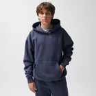 Granatowa bluza z kapturem oversize NOWEAR