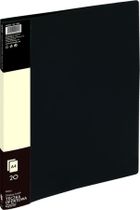 Grand, teczka ofertowa, 20 koszulek, czarna, 1 szt.