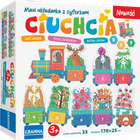 Granna, Ciuchcia, maxi puzzle z dziurką, 33 elementy