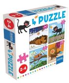 Granna, puzzle z kotem, 4, 6, 9, 12 elementów