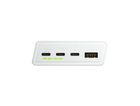Green Cell, powerbank, Powerplay 20S, biały, 20000MAH 22,5W 3X USB-C PD 1X USB-A