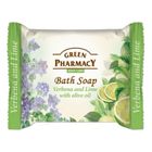 Green Pharmacy, Bath Soap, mydło w kostce, Werbena Limonka i Olejek z Oliwek, 100 g