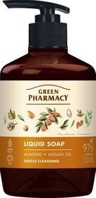 Green Pharmacy, mydło w płynie, migdały i olej arganowy, 460 ml